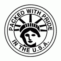 Packed with pride in the USA Logo Vector
