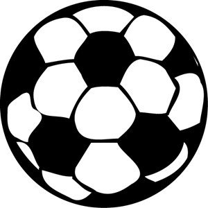 Pallone calcio football Logo Vector