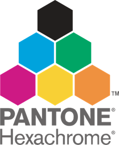 Pantone Hexachrome Logo Vector