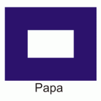 Papa Flag Logo Vector