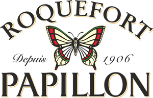Papillon Roquefort Logo Vector