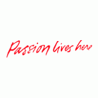 Passion lives here Logo Vector