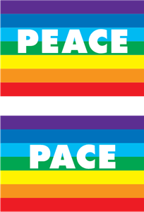 Peace flag Logo PNG Vector