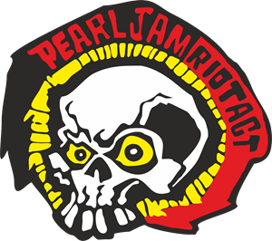 Pearl Jam Riot Act Skull Logo PNG Vector