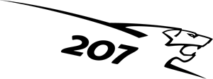 Peugeot 207 Lion Logo PNG Vector