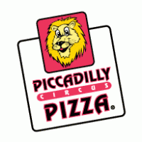 Piccadilly Circus Pizza Logo Vector