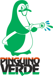 Pinguino Verde Logo Vector
