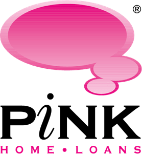 Pink Home Loans Logo Vector