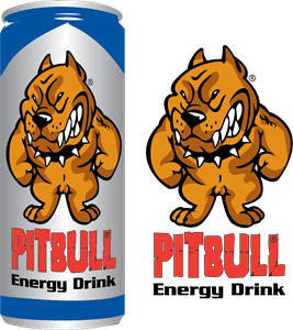 Pitbull Energy Drink Logo Vector