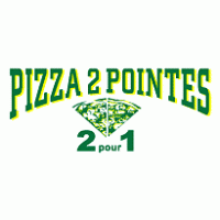 Pizza 2 Pointes Logo Vector