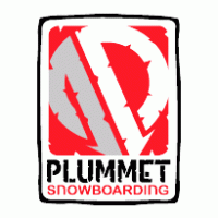 Plummet Snowboarding Logo Vector