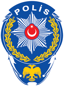 Polis Yildizi Sari Logo Vector