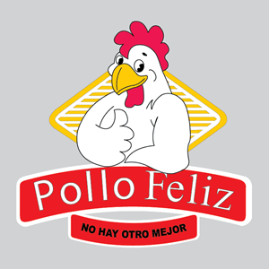 Pollo Feliz Logo Vector