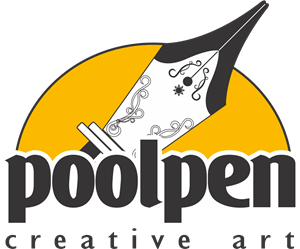 Poolpen Creative Art Logo Vector