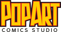 PopArt Comics Studio Logo PNG Vector