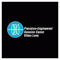 Precision-Engineered Genuine Canon Video Lens Logo PNG Vector