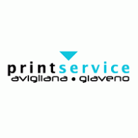 Print Service Logo PNG Vector