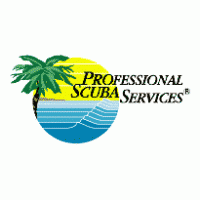 Professional Scuba Services Logo Vector