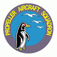 Propeller Aircraft Squadron Logo PNG Vector