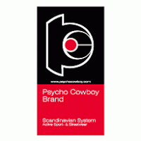 Psycho Cowboy Brand Logo PNG Vector