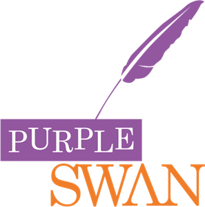Purple Swan Logo Vector