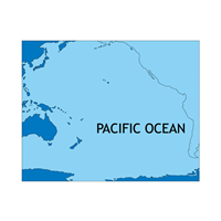 PACIFIC OCEAN MAP Logo PNG Vector