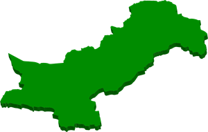 pakistan map Logo Vector