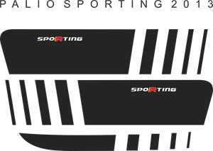 Palio Sporting 2013 Faixas Logo PNG Vector