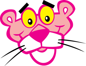 pantera cor de rosa Logo PNG Vector