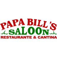 Papa Bill's Saloon Logo Vector