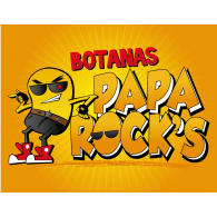 Papa Rocks Logo Vector