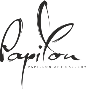 Papillon Art Gallery Logo Vector