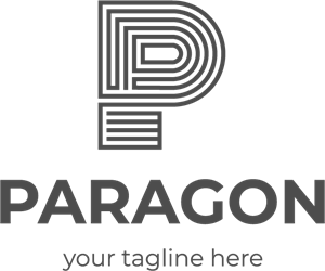 Paragon P Letter Logo Vector