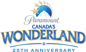 Paramount Canada's Wonderland 25th Anniversary Logo Vector