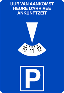 Parking disc Logo PNG Vector