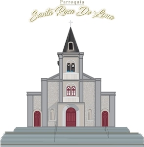 Parroquia Sta. Rosa de Lima RD Logo PNG Vector