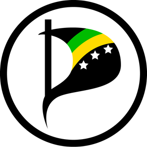 Partido Pirata do Brasil Logo PNG Vector