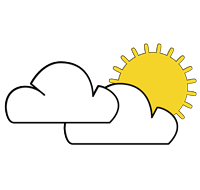 PARTLY SUNNY WEATHER Logo PNG Vector