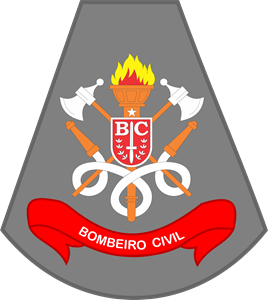 Patch Bombeiro Profissional Civil Logo Vector