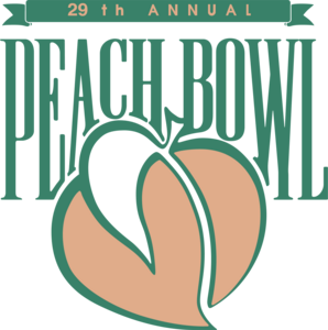 Peach Bowl Logo PNG Vector