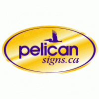 Pelican Signs Logo PNG Vector