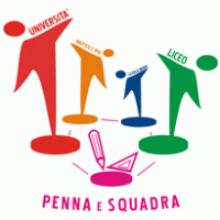 penna e squadra Logo PNG Vector