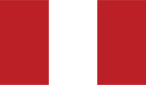Peru Flag Logo PNG Vector
