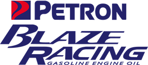 PETRON BLAZING RACING Logo Vector