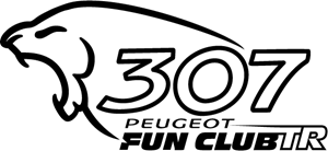 Peugeot 307 Fan Club TR Logo Vector