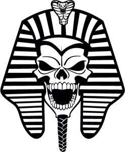 Pharaoh skull Logo PNG Vector