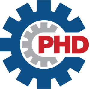 PHD PEÇAS E COMPONENTES Logo PNG Vector