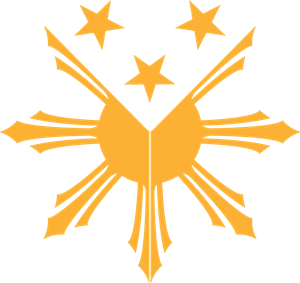 Philippine Sun Stars Logo PNG Vector