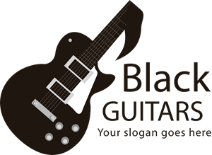 Picking Guitars Logo Vector