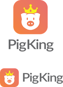 Pig King Logo PNG Vector